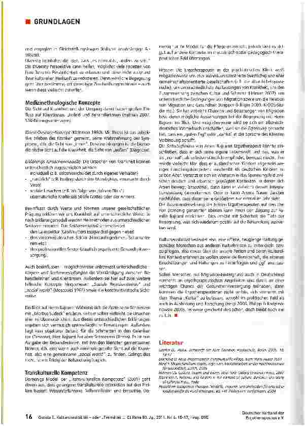 Vorschauseite 2: Kultursensibilität - oder„Fremd ist der Fremde nur in der Fremde