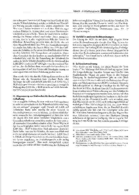 Vorschauseite 5: Arzthaftungsrecht - gesetzlich gepfuscht hält besser?