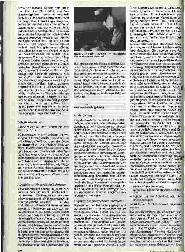 Vorschauseite 5: Kinderkrankenpflege - Wandel eines Berufsbildes