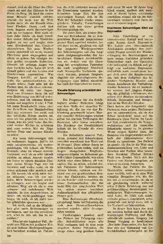 Vorschauseite 2: Die Osteo-Odonto-Kerato-prothese-Operation und die Probleme bei der Wiedererlangung des Sehvermögens
