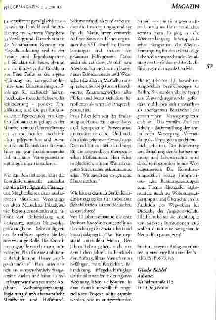 Vorschauseite 2: Alt werden in der eigenen Wohnung Beratungshilfen für ältere Menschen und ihre Angehörigen in Berlin