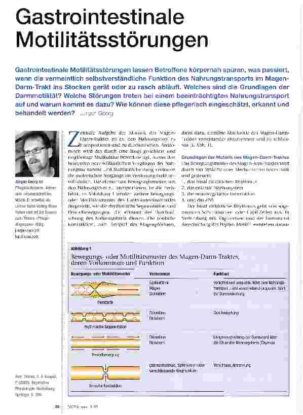 Vorschauseite 1: Gastrointestinale Motilitätsstörungen