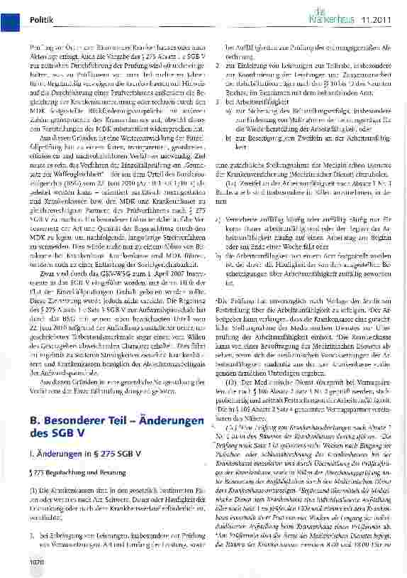 Vorschauseite 2: Reizthema MDK-Prüfungen: Kliniken wehren sich gegen unberechtigte