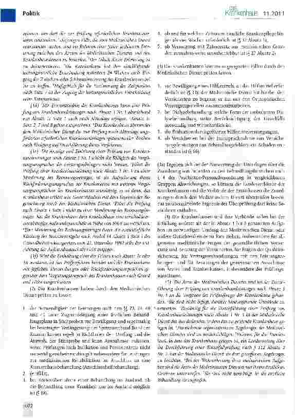 Vorschauseite 3: Reizthema MDK-Prüfungen: Kliniken wehren sich gegen unberechtigte