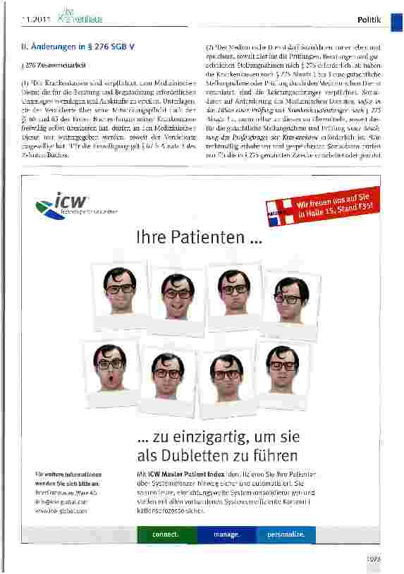 Vorschauseite 4: Reizthema MDK-Prüfungen: Kliniken wehren sich gegen unberechtigte
