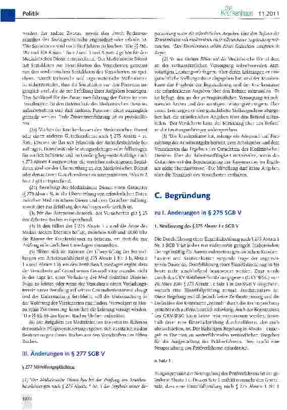Vorschauseite 5: Reizthema MDK-Prüfungen: Kliniken wehren sich gegen unberechtigte