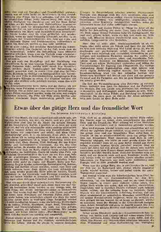 Vorschauseite 2: Die Krankenschwester und ihre bejahrten Pfleglinge