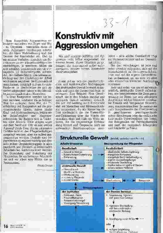 Vorschauseite 1: Konstruktiv mit Aggression umgehen