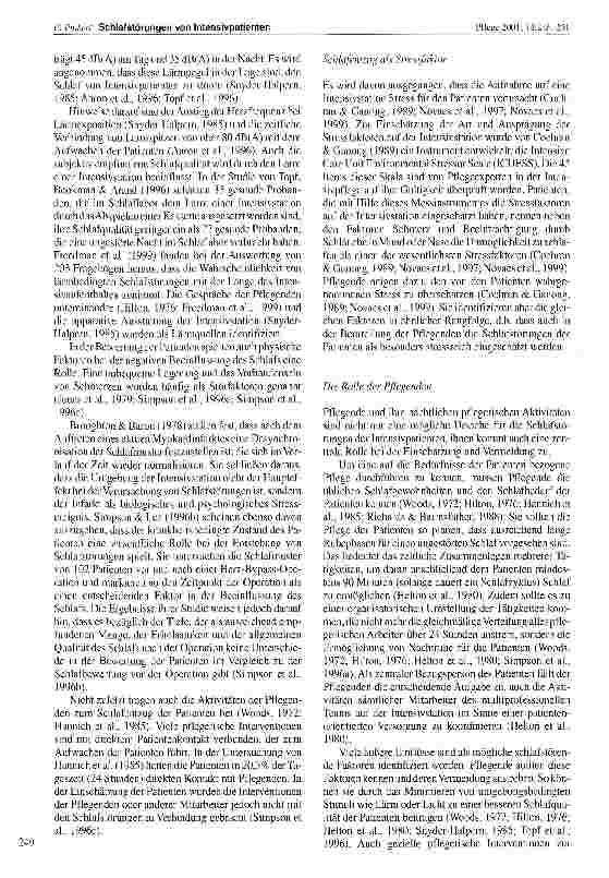 Vorschauseite 4: Schlafstörungen von Intensivpatienten