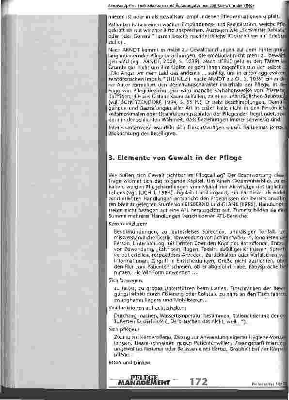 Vorschauseite 4: Einflussfaktoren und Äußerungsformen von Gewalt in der Pflege