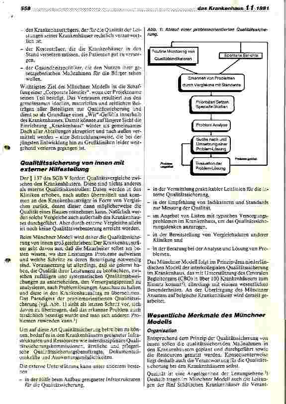 Vorschauseite 2: Vertrauen durch Qualität: Das Münchner Modell der Qualitätssicherung im Krankenhaus