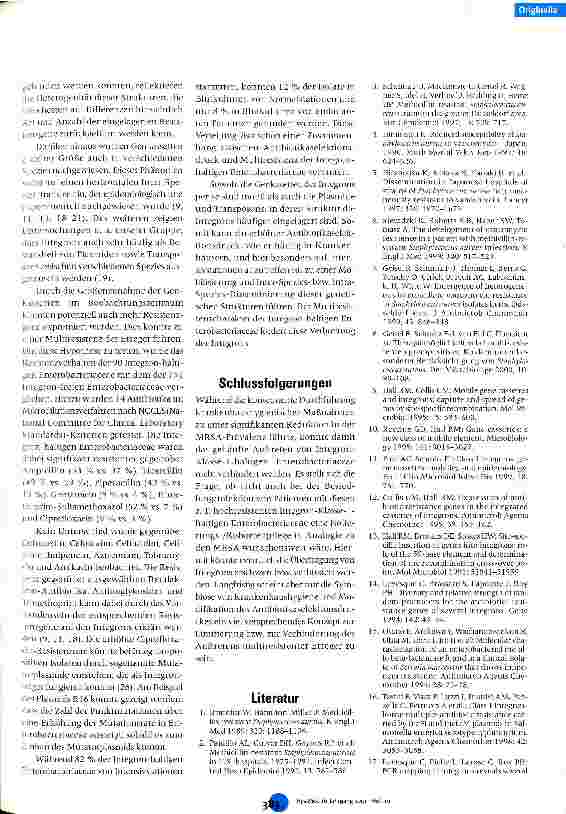 Vorschauseite 5: Einfluss von Hygiene-Maßnahmen auf die Prävalenz von MRSA sowie Klasse-1-Integrons in Enterobacteriaceae