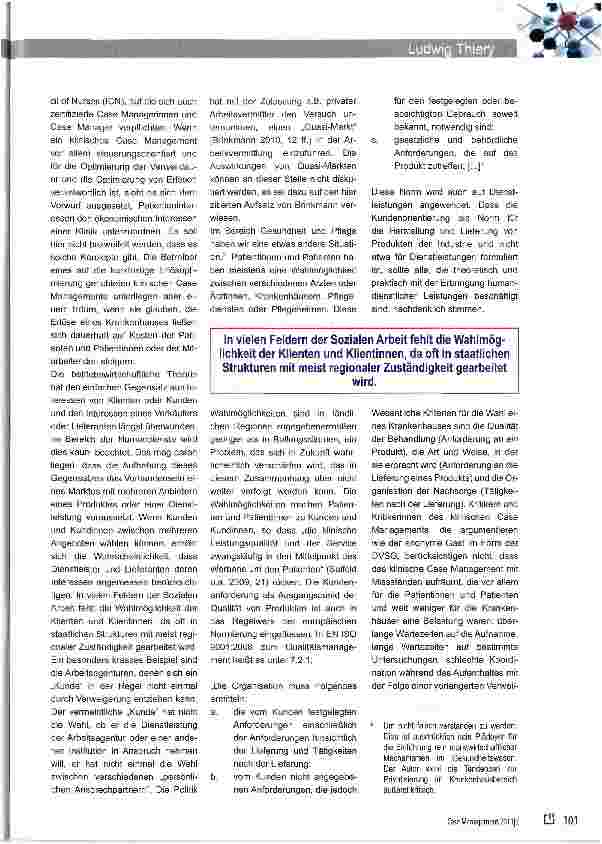 Vorschauseite 3: Case Management im Krankenhaus - zwischen Euphorie und Verdammung