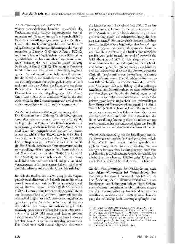 Vorschauseite 4: Die Korrektur behördlicher Entscheidungen nach dem SGB X im Bereich der Sozialen Pflegeversicherung