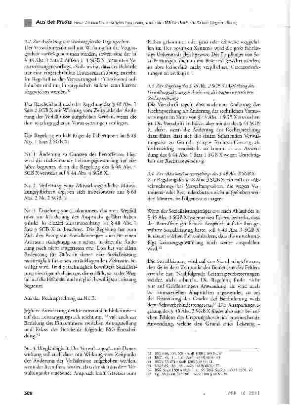 Vorschauseite 6: Die Korrektur behördlicher Entscheidungen nach dem SGB X im Bereich der Sozialen Pflegeversicherung