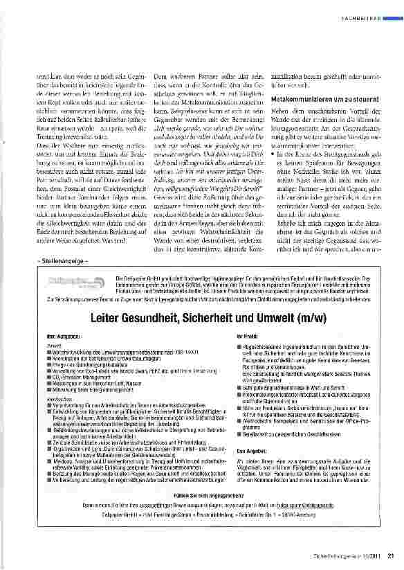 Vorschauseite 6: Vom Konflikt zur Kooperation - selten eine Frage des Wollens, immer eine des Könnens