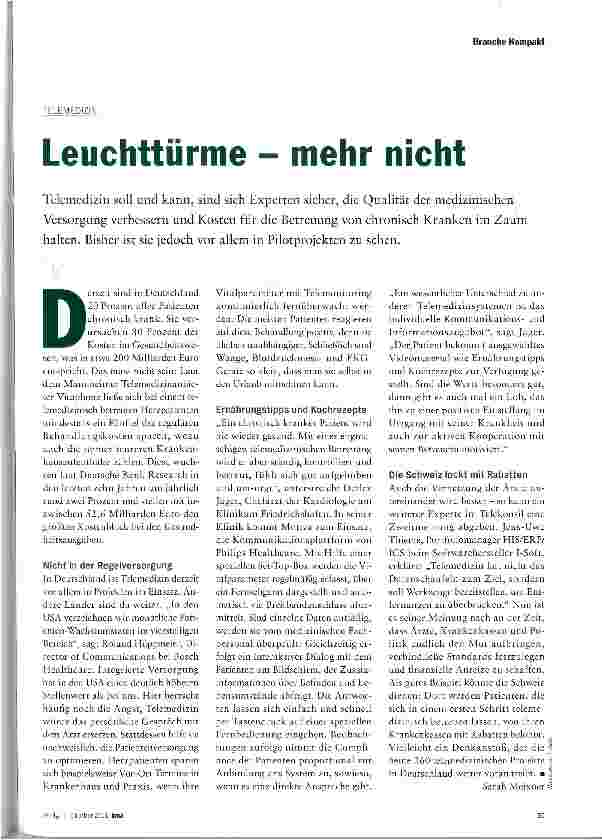 Vorschauseite 2: Leuchttürme - mehr nicht