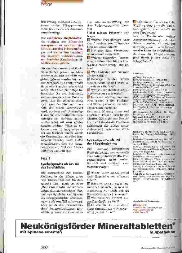 Vorschauseite 6: Symbolik der Kleidung in der Pflege Was Kleidung aussagt