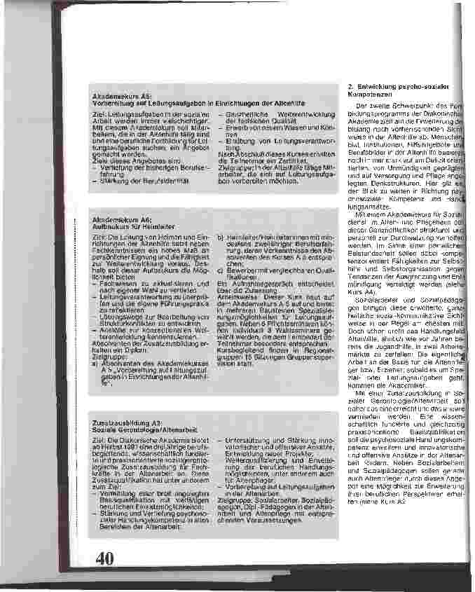 Vorschauseite 2: Qualifizierte Fortbildung für Heimleiter