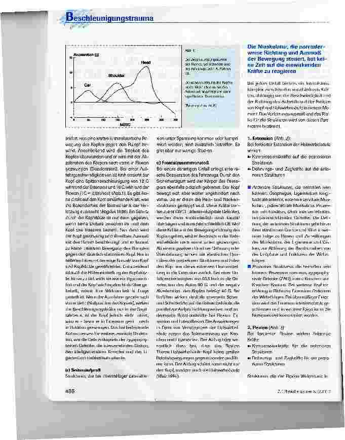 Vorschauseite 3: Beschleunigungstrauma - Aspekte aus Patho-mechanik und Pathophysiologie als Grundlage für die Behandlung nach der Funktionellen Bewegungslehre Klein-Vogelbach * (Teil I)
