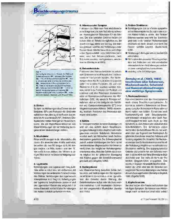 Vorschauseite 5: Beschleunigungstrauma - Aspekte aus Patho-mechanik und Pathophysiologie als Grundlage für die Behandlung nach der Funktionellen Bewegungslehre Klein-Vogelbach * (Teil I)