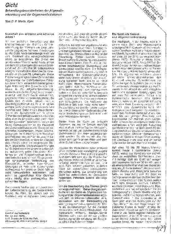 Vorschauseite 1: Gicht