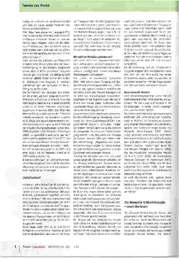 Vorschauseite 3: Manuelle Schlucktherapie - reset the brain