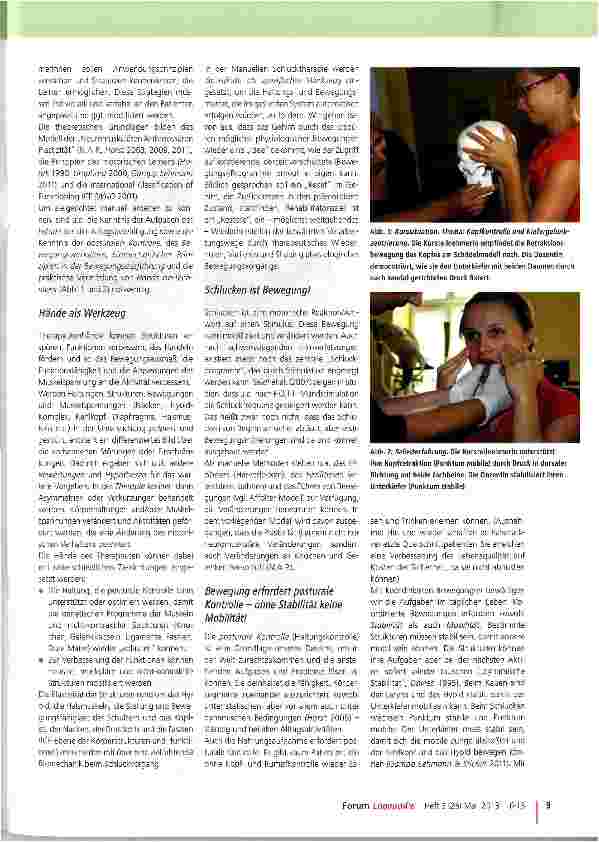 Vorschauseite 4: Manuelle Schlucktherapie - reset the brain