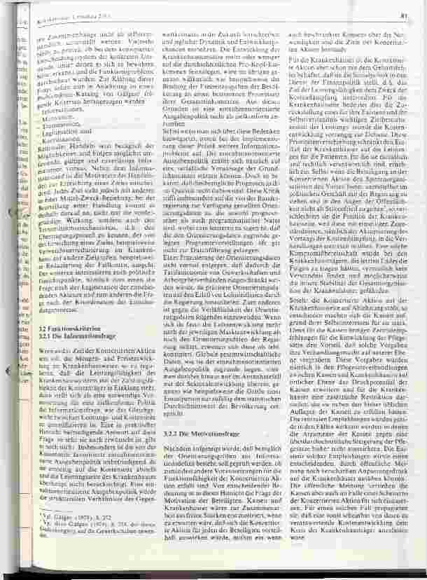 Vorschauseite 3: Funktionsprobleme einer kooperativen Gesundheitspolitik: Der Fall Konzertierte Aktion