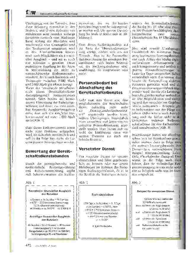 Vorschauseite 2: Anrechnung von Bereitschaftsdienstzeiten