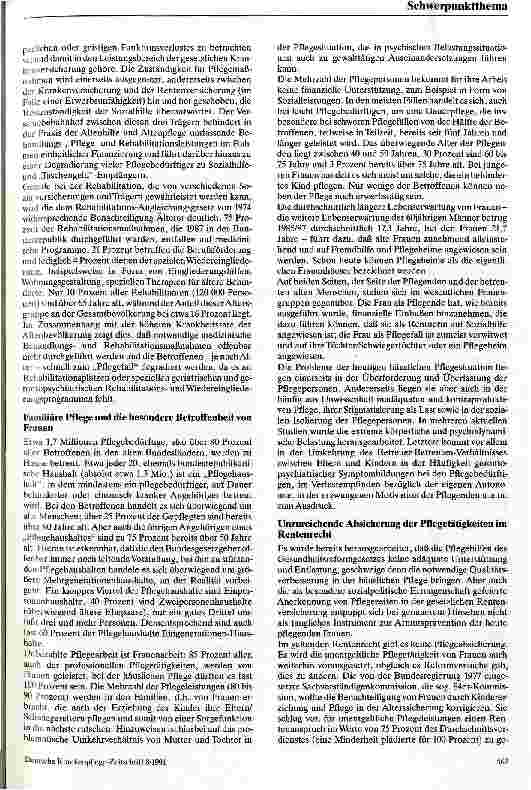 Vorschauseite 4: Bekämpfung von Armut und Unterversorgung bei Krankheiten und Pflegebedürftigkeit im Alter
