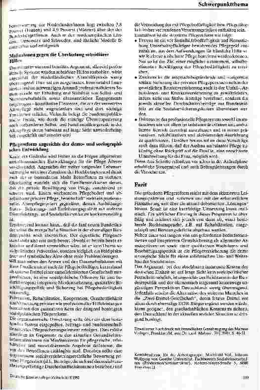 Vorschauseite 6: Bekämpfung von Armut und Unterversorgung bei Krankheiten und Pflegebedürftigkeit im Alter