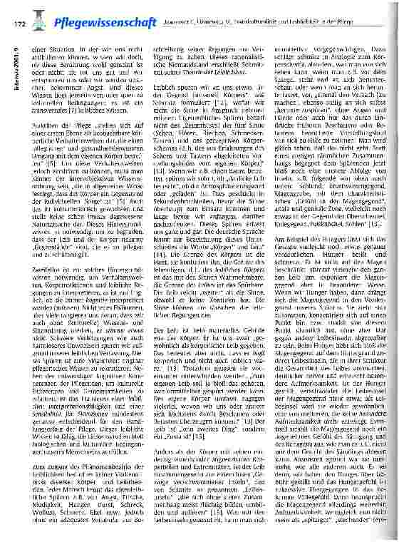Vorschauseite 5: Transkulturalität und Leiblichkeit in der Pflege
