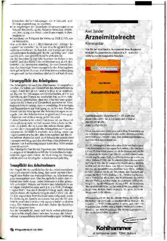 Vorschauseite 3: Pflegende haben ein Recht auf ungestörte Freizeit Bei Anruf Dienst?