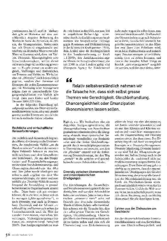 Vorschauseite 2: DiversitySchlüsselbegriff für den kompetenten Umgang mit Vielfalt im Gesundheitsbereich?