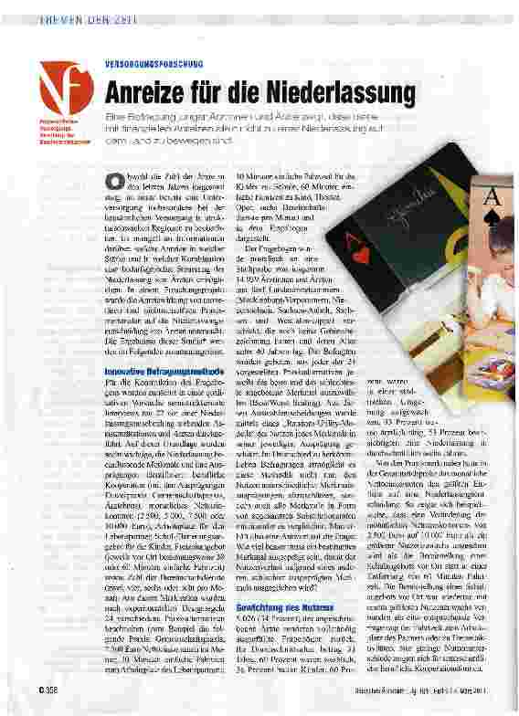 Vorschauseite 1: Anreize für die Niederlassung