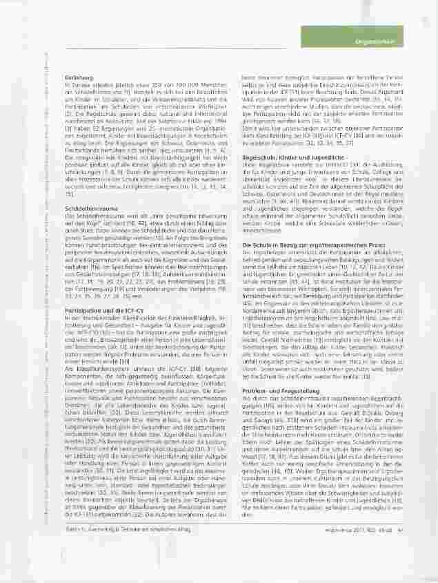 Vorschauseite 2: Teilhabe am schulischen Alltag von Kindern und Jugendlichen nach einem Schädel-Hirn-Trauma. Wenn bei der Rückkehr plötzlich alles anders ist.