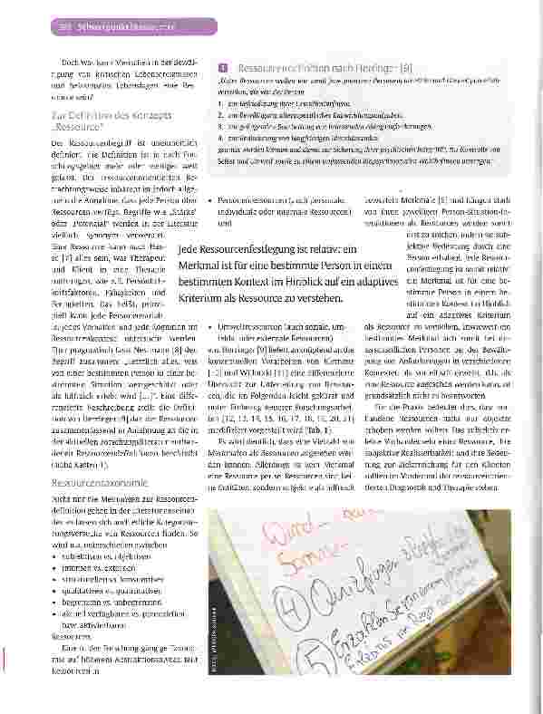 Vorschauseite 2: Ressourcen - Zur Klassifikation eines weit gefassten Begriffes