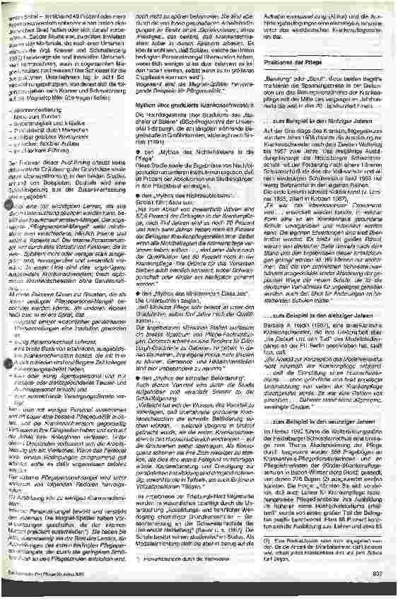 Vorschauseite 2: Akademisierung der Pflege - ein Ausweg?