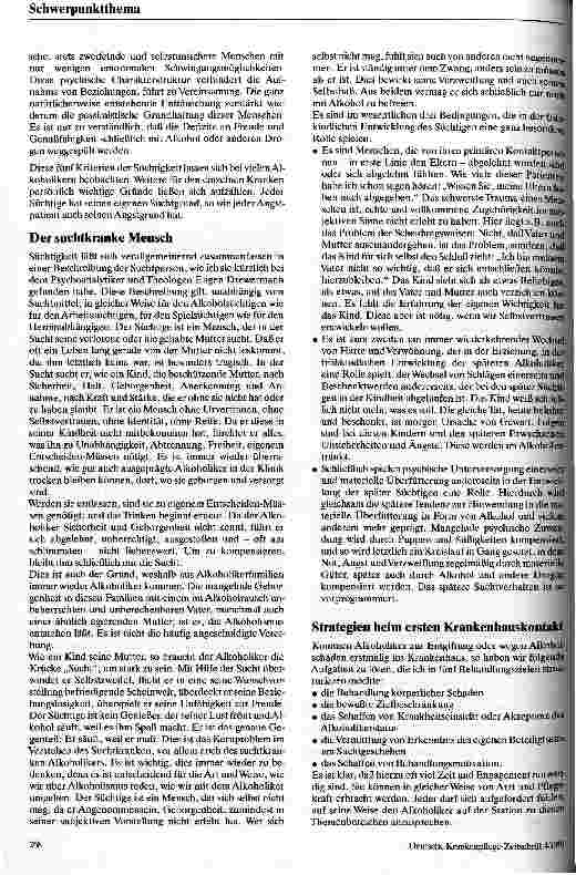 Vorschauseite 3: Der suchtkranke Alkoholiker im Krankenhaus