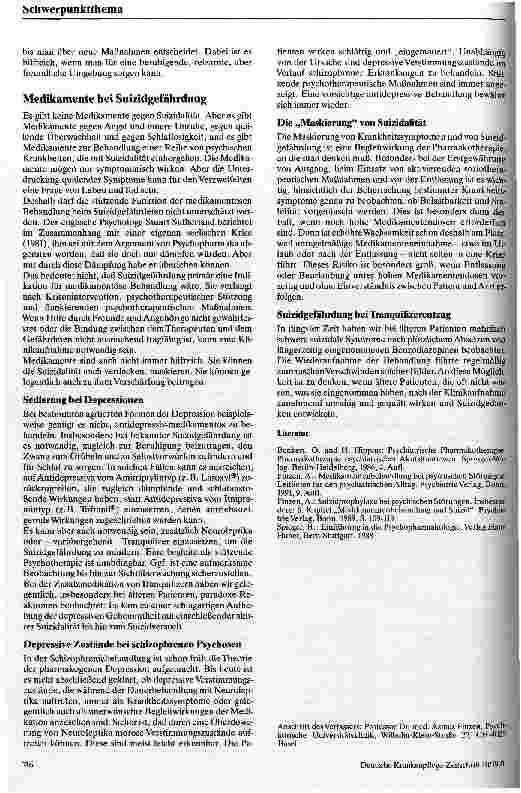 Vorschauseite 3: Psychopharmaka in Akutsituationen