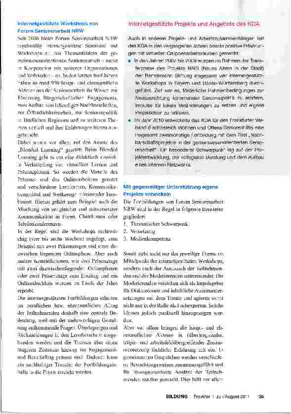 Vorschauseite 2: Durch neue Lernformen kollegiale Beratung und Netzwerke fördern