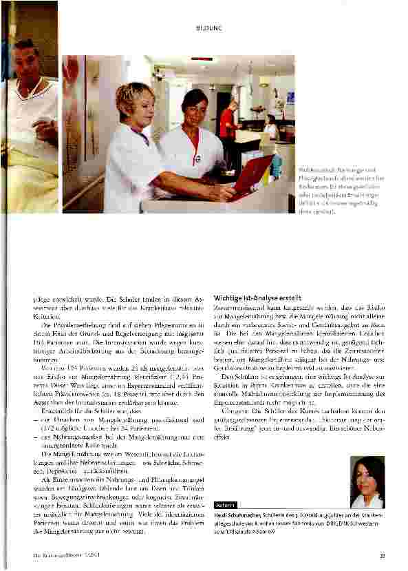 Vorschauseite 2: (Mangel-) Ernährung im Krankenhaus