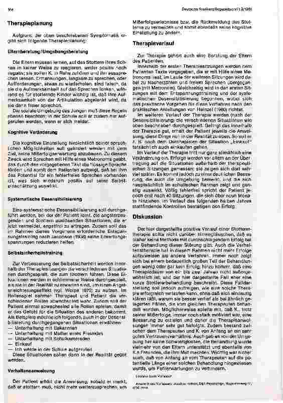 Vorschauseite 2: Praktische Behandlung eines stotternden Kindes