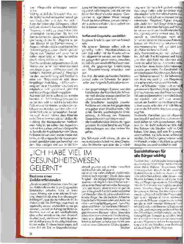 Vorschauseite 2: Kooperation zwischen Ärzten und Pflegepersonal
