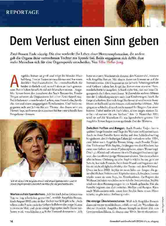 Vorschauseite 1: Dem Verlust einen Sinn geben