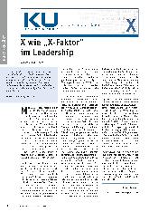 Vorschauseite 1: X wie „X-Faktor“ im Leadership