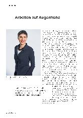 Vorschauseite 1: Arbeiten auf Augenhöhe