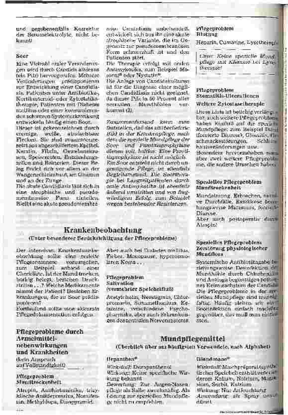 Vorschauseite 4: Allgemeine und spezielle Mundpflege