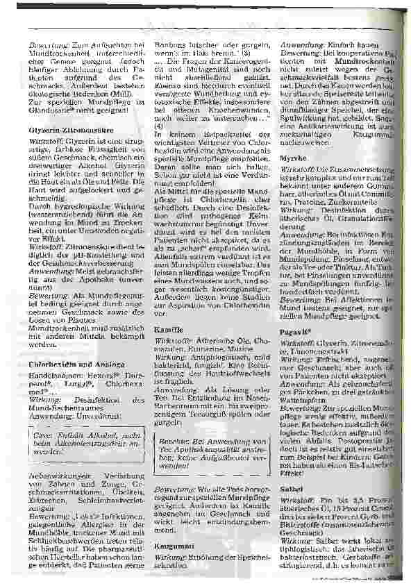 Vorschauseite 5: Allgemeine und spezielle Mundpflege